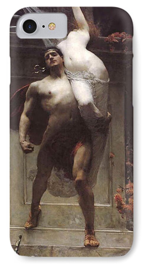 Solomon Joseph iPhone 7 Case featuring the painting Ajax and Cassandra by Solomon Joseph Solomon
