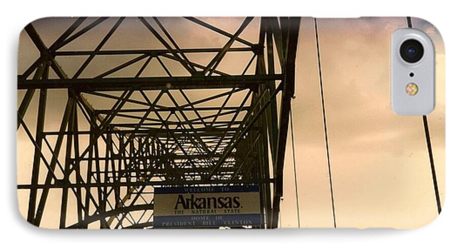 Bridge iPhone 7 Case featuring the photograph Akansas Here We Come by Chris W Photography AKA Christian Wilson