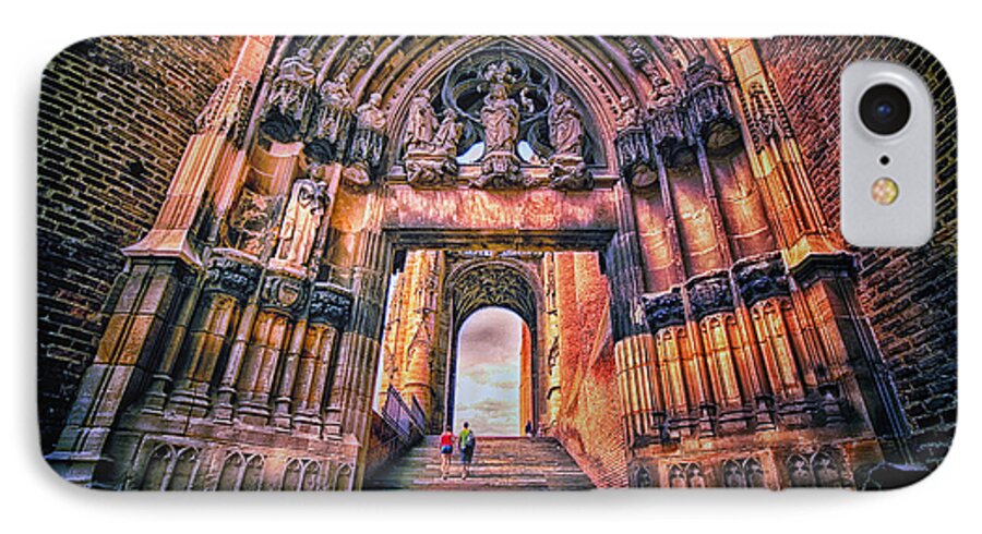  iPhone 7 Case featuring the photograph Albi Cathedral Arch to Heaven II by Jack Torcello