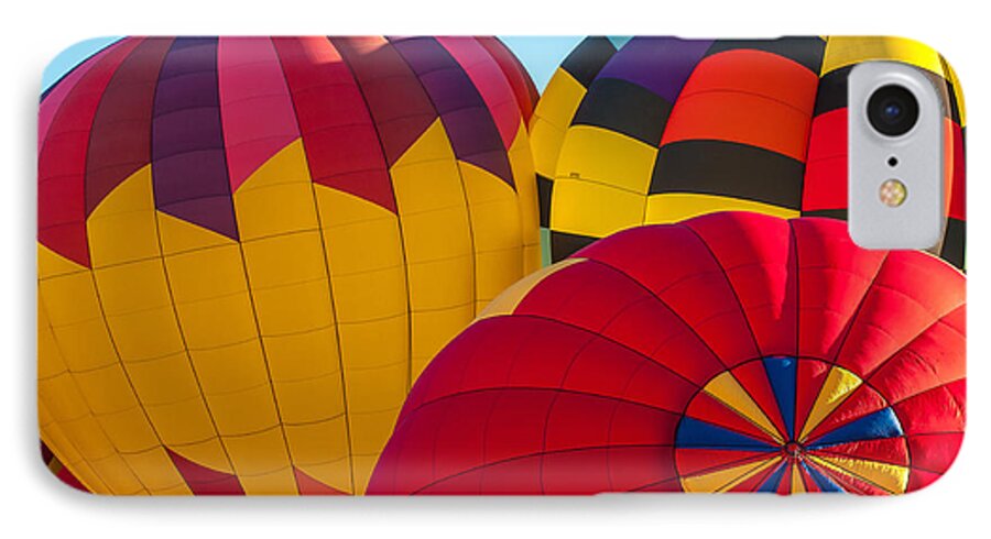 Balloons iPhone 7 Case featuring the photograph Albuquerque Balloon Fiesta 1 by Lou Novick