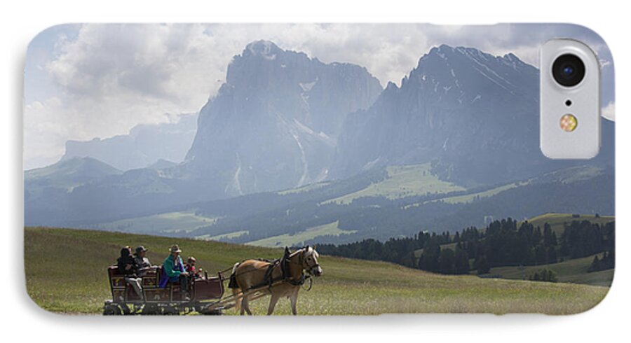 Meadow iPhone 7 Case featuring the photograph Alpe Di Siusi by Wade Aiken