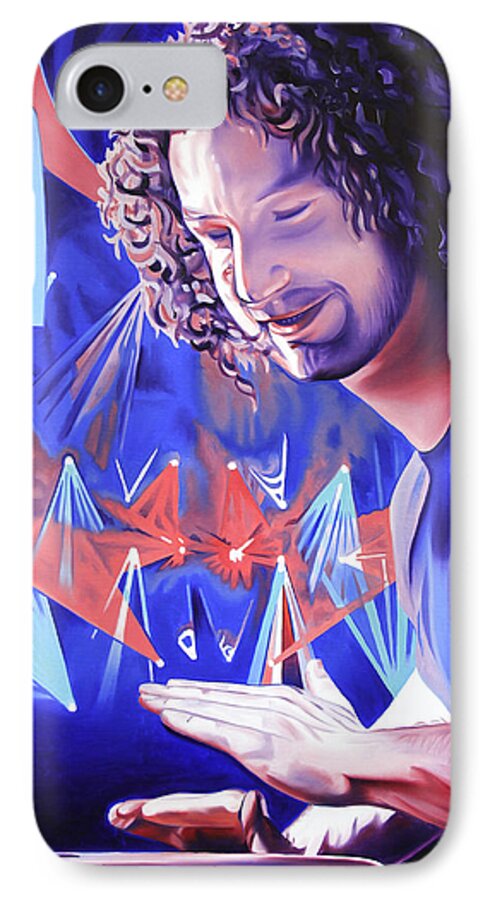 Andy Farag iPhone 7 Case featuring the painting Andy Farag by Joshua Morton