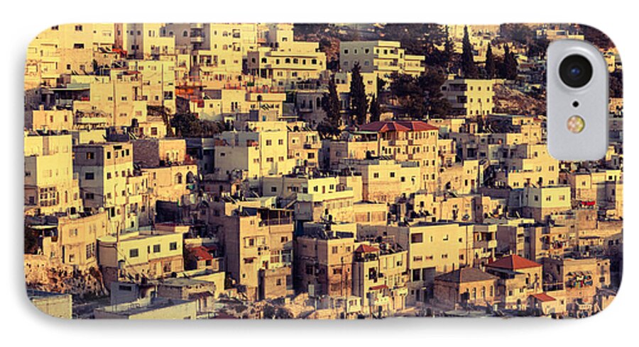 Jerusalem. Israel iPhone 7 Case featuring the photograph Arab village by Alexey Stiop