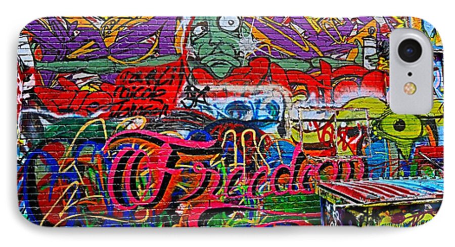 Art Alley iPhone 7 Case featuring the photograph Art Alley Two by Donald J Gray