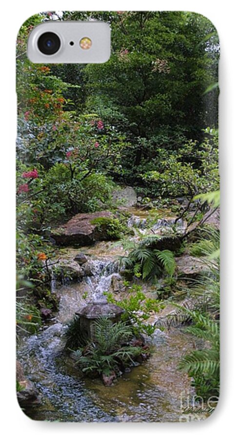 Zen iPhone 7 Case featuring the photograph Asian Garden by Dodie Ulery
