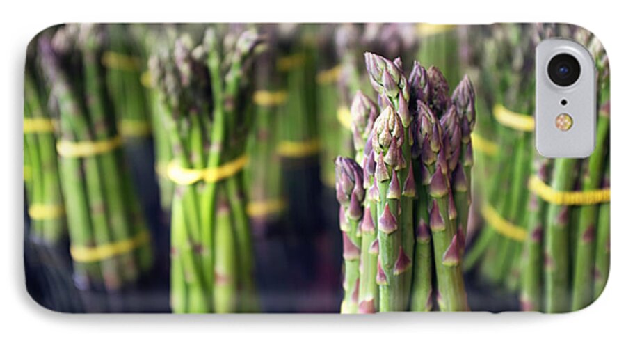 Farmers Market iPhone 7 Case featuring the photograph Asparagus by Tanya Harrison