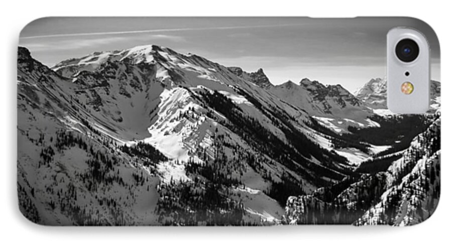  Colorado iPhone 7 Case featuring the photograph Aspen Winter by Serge Skiba