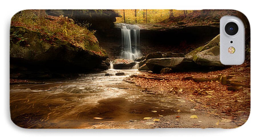 Autumn iPhone 7 Case featuring the photograph Autumn at Blue Hen Falls by Rob Blair