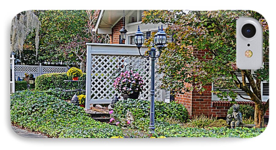 Garden iPhone 7 Case featuring the photograph Autumn Garden by Linda Brown