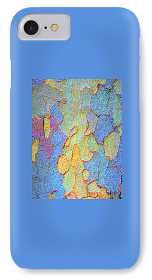 Bark iPhone 7 Case featuring the photograph Autumn London Plane Tree Abstract 4 by Margaret Saheed