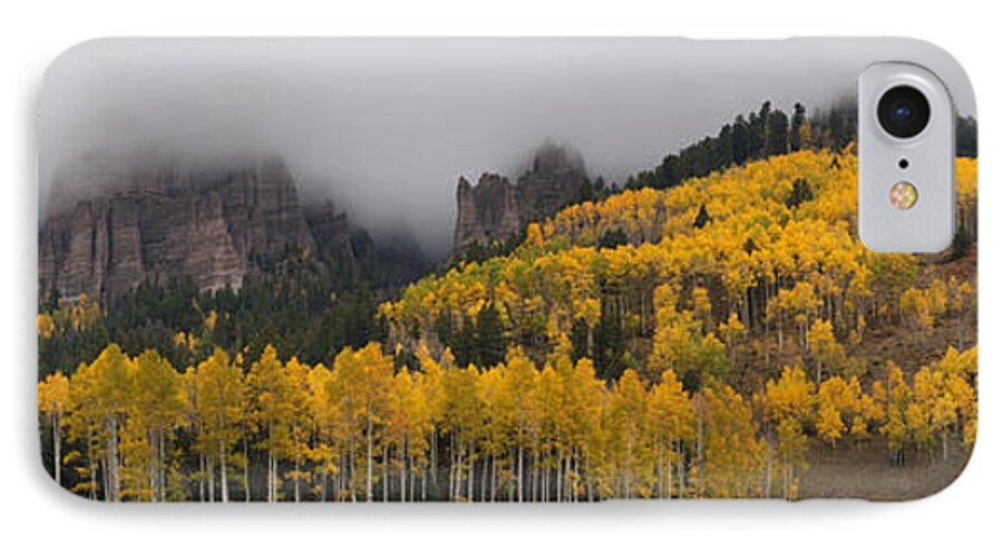Fall iPhone 7 Case featuring the photograph Autumn Panoramic by Morris McClung