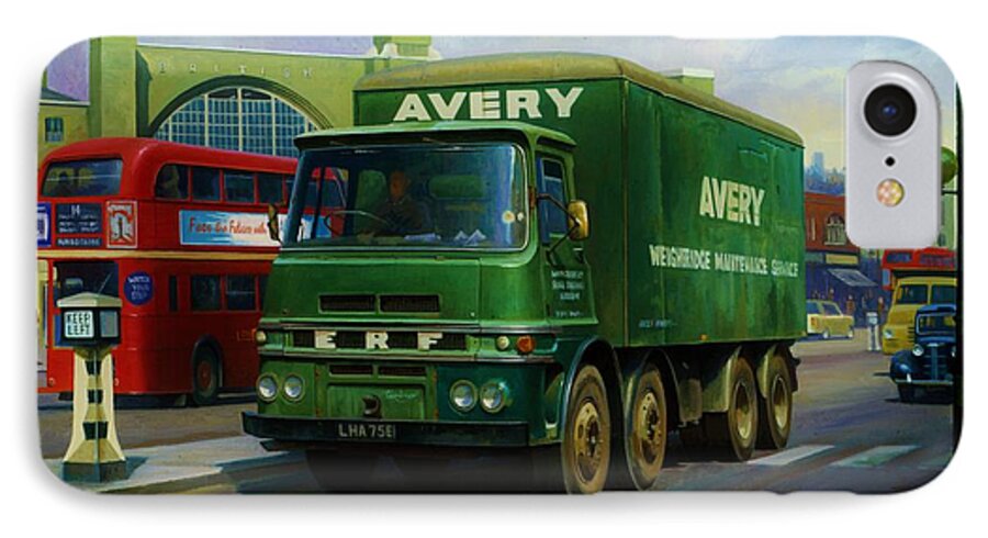 Transportation iPhone 7 Case featuring the painting Avery's ERF LV by Mike Jeffries