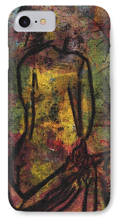 Woman iPhone 7 Case featuring the digital art Awake I Dream by Shelley Bain