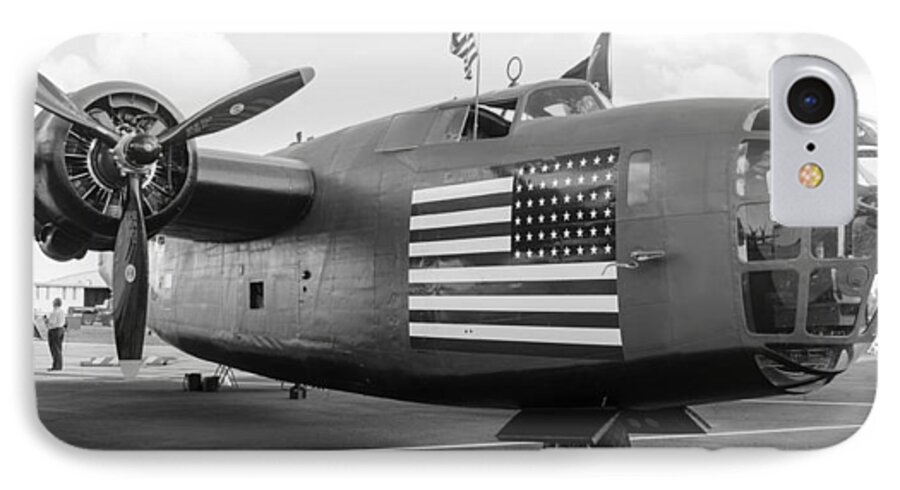 2013 iPhone 7 Case featuring the photograph B-24 Liberator by Alan Marlowe