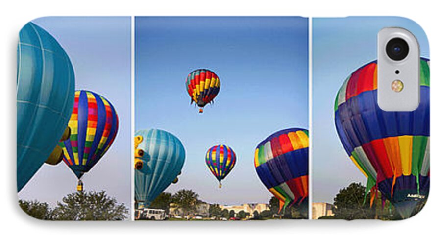 Hot iPhone 7 Case featuring the photograph Balloon Festival Panels by Betsy Knapp