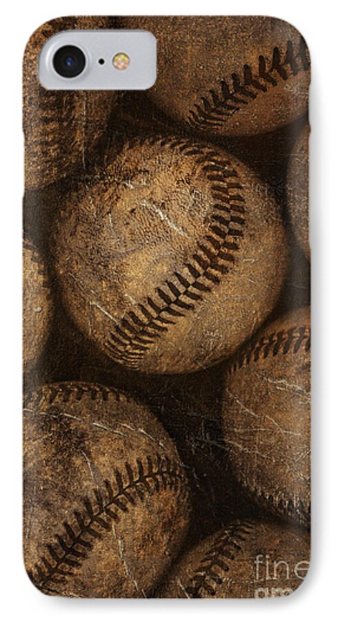 Baseballs iPhone 7 Case featuring the photograph Baseballs by Diane Diederich