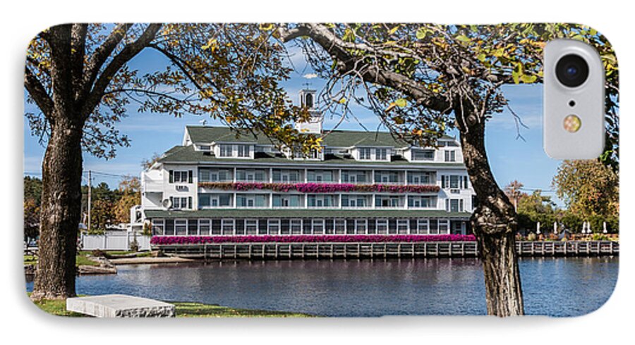 Karen Stephenson Photography iPhone 7 Case featuring the photograph Baypoint Inn at Mill Falls Meredith NH by Karen Stephenson