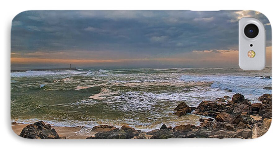 Sky iPhone 7 Case featuring the photograph Beach landscape by Paulo Goncalves