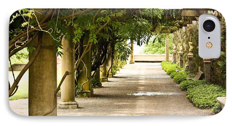 Biltmore House iPhone 7 Case featuring the photograph Biltmore Pergola by Tammy Schneider