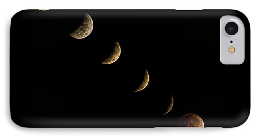 Moon iPhone 7 Case featuring the photograph Blood Moon by James Dean
