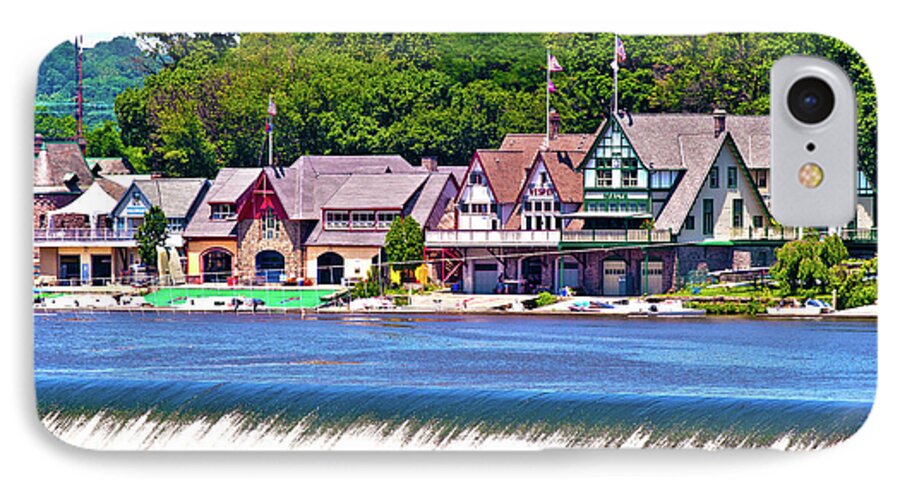 Boathouse iPhone 7 Case featuring the photograph Boathouse Row - HDR by Lou Ford
