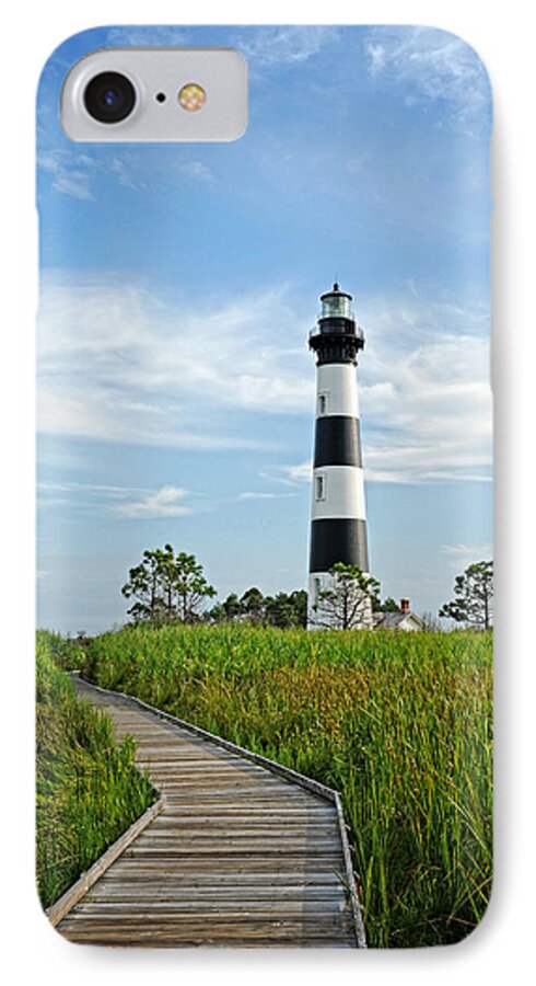 Lighthouse iPhone 7 Case featuring the photograph Bodie walkway by Kelley Nelson