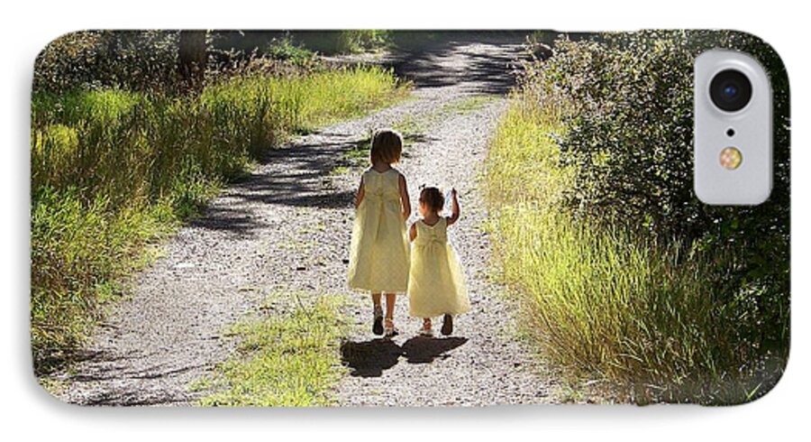 Sister iPhone 7 Case featuring the photograph Bond between Sisters by Sheri Keith