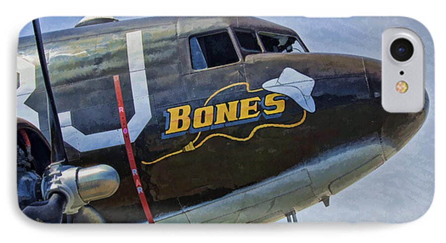 C-47 iPhone 7 Case featuring the photograph Bones by Steven Richardson