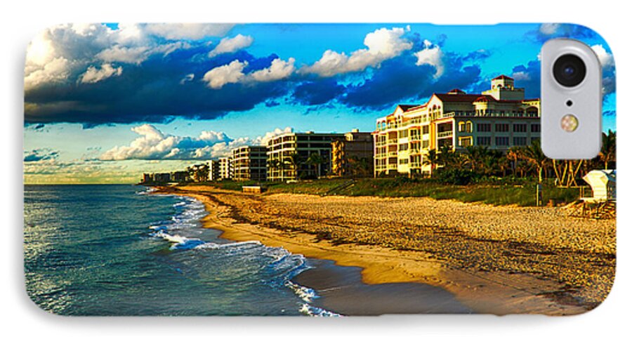 Beach iPhone 7 Case featuring the photograph Boynton Beach South by Don Durfee