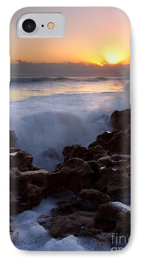 Coral Cove iPhone 7 Case featuring the photograph Breaking Dawn by Michael Dawson