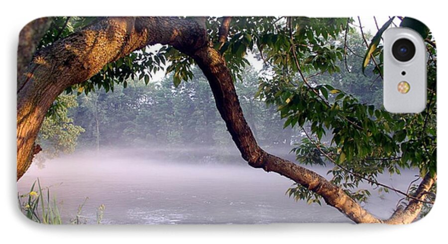 Tree Branch By The Waters Edge iPhone 7 Case featuring the photograph By the Water's Edge by Mary Lou Chmura