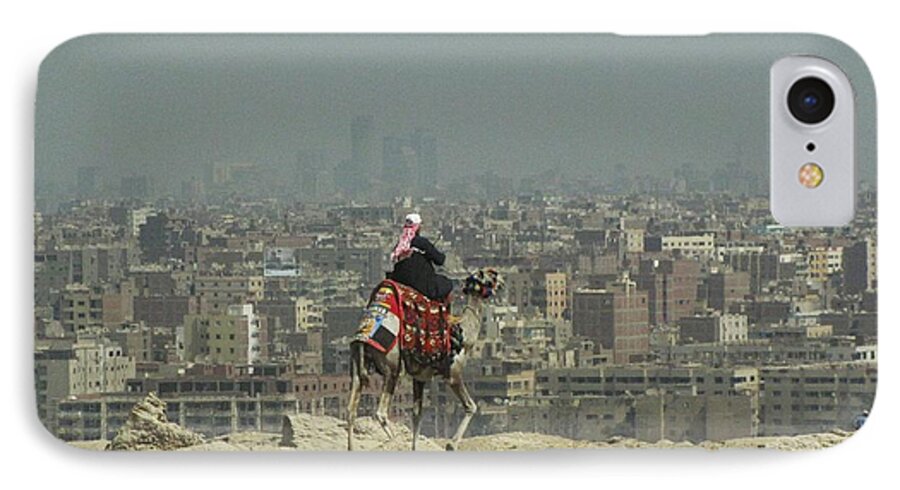 Camel iPhone 7 Case featuring the photograph Cairo Egypt by Jennifer Wheatley Wolf