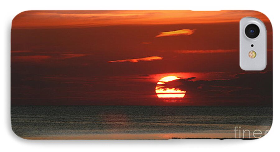 Cape Cod Bay iPhone 7 Case featuring the photograph Cape Cod Bay Sunset by Jim Gillen