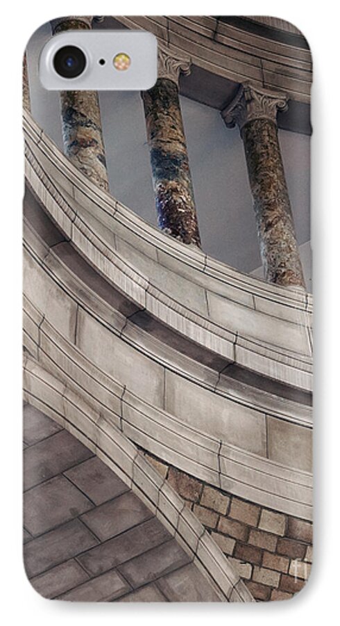 Nebraska iPhone 7 Case featuring the photograph Capitol Curves by Art Whitton