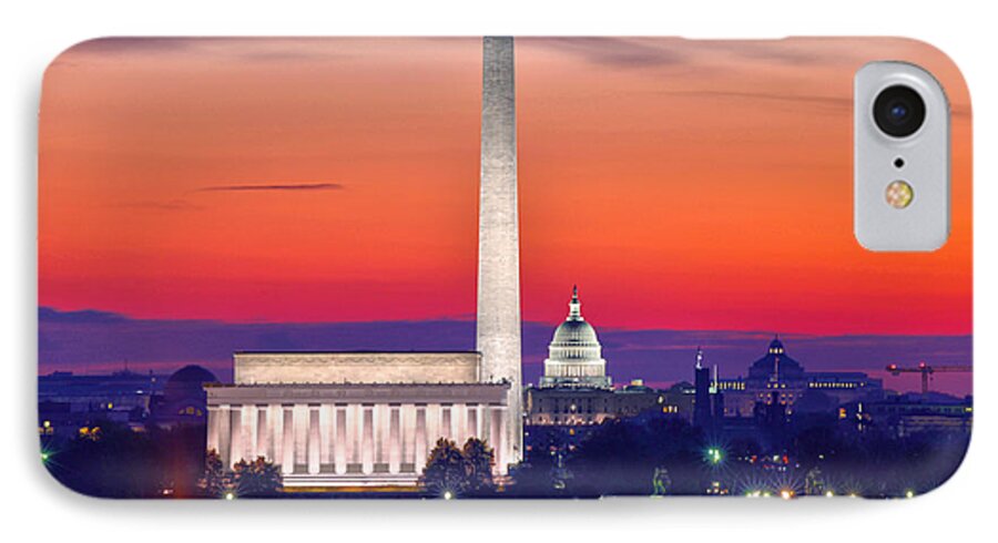 Washington D.c. iPhone 7 Case featuring the photograph Capitol Dawn by Mitch Cat