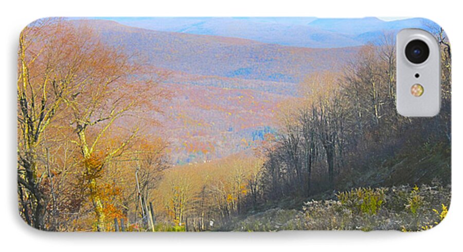 Catskill Mtns iPhone 7 Case featuring the photograph Catskill Mtn. Dirt Road by Kathryn Barry