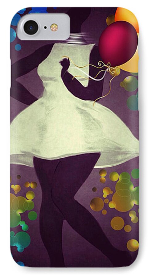 African American iPhone 7 Case featuring the painting Celebrate by Romaine Head