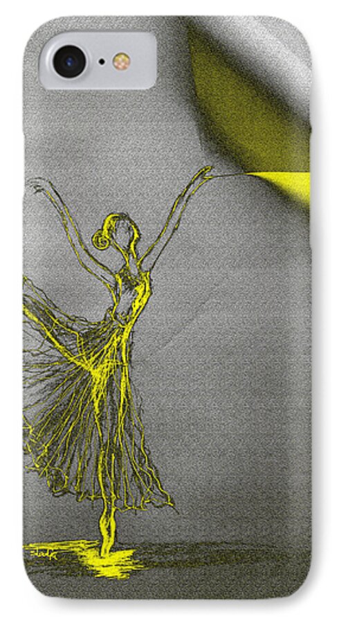 Dance iPhone 7 Case featuring the digital art Change A Pose by Sladjana Lazarevic