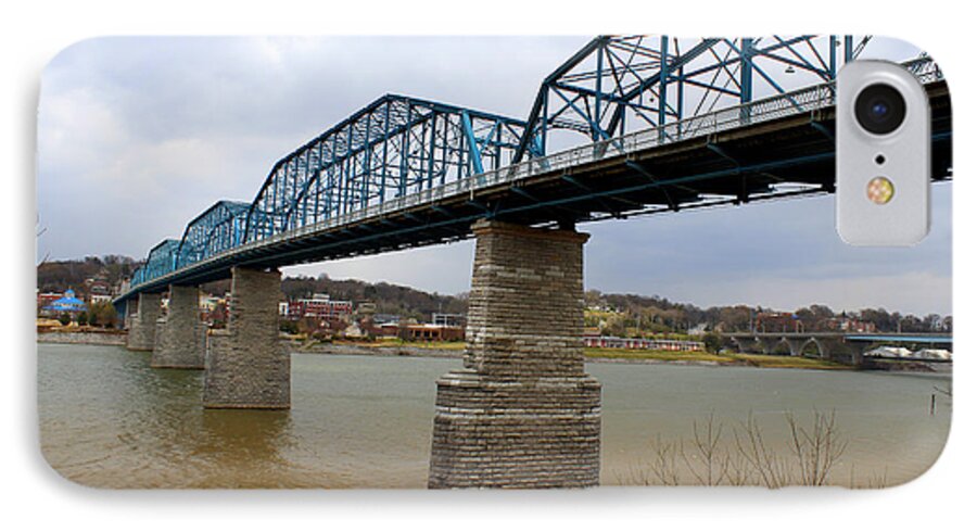 Chattanooga Longest Walking Bridge iPhone 7 Case featuring the photograph Chattanooga Longest Walking Bridge by Kathy White
