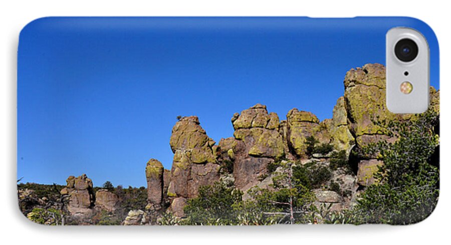 Mountain Photography iPhone 7 Case featuring the photograph Chiracahua Mountains by Diane Lent