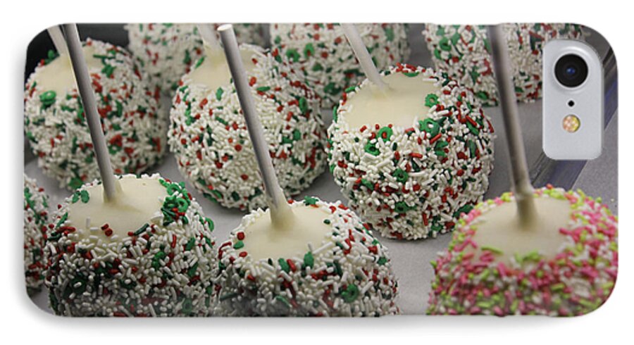 Christmas Photographs iPhone 7 Case featuring the photograph Christmas Candy Apples by Bill Owen