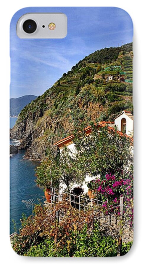 Italy iPhone 7 Case featuring the photograph Cinque Terre Seaside by Henry Kowalski