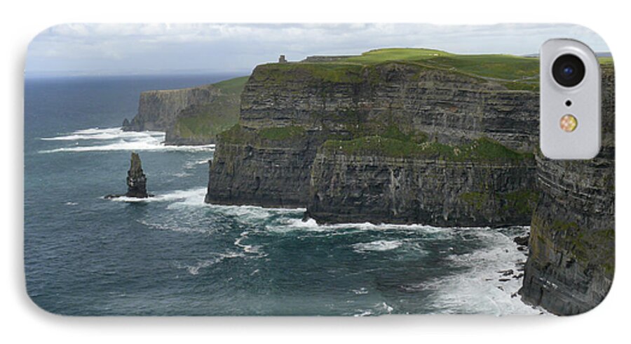 Ireland iPhone 7 Case featuring the photograph Cliffs of Moher 3 by Mike McGlothlen