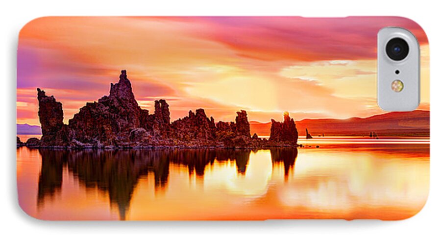 Mono Lake iPhone 7 Case featuring the photograph Colors by Midori Chan