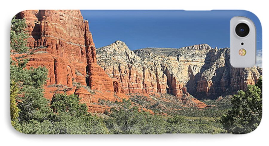Sedona iPhone 7 Case featuring the photograph Colors of Sedona by Penny Meyers