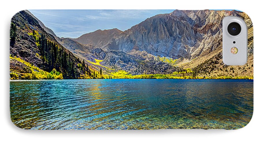Convict Lake iPhone 7 Case featuring the photograph Convict Lake Fall Color by Mike Ronnebeck