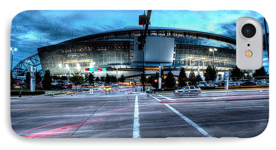 Dallas Cowboys iPhone 7 Case featuring the photograph Cowboys Stadium pregame by Jonathan Davison