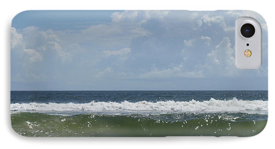 Landscape iPhone 7 Case featuring the photograph Cresting Wave by Ellen Meakin