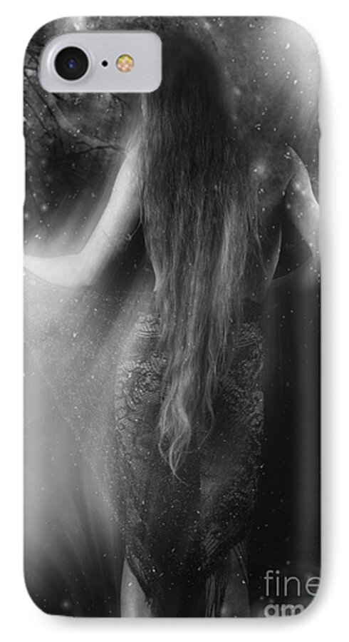 Festblues iPhone 7 Case featuring the photograph Dancing in the Moonlight... by Nina Stavlund
