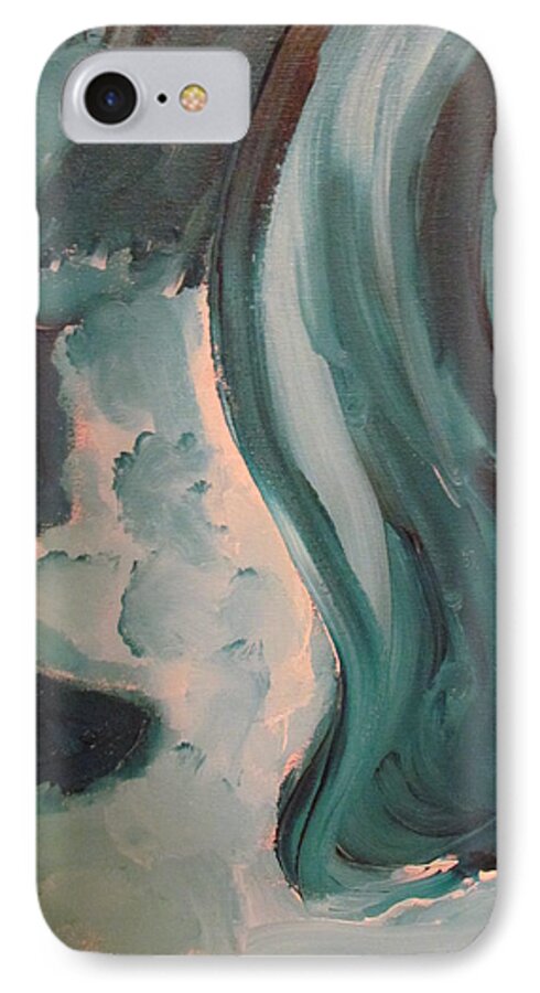 Acrylic iPhone 7 Case featuring the painting Dancing by Shea Holliman